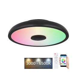 Corp de iluminat LED RGB pentru baie cu difuzor RAFFY LED/18W/230V IP44 Globo + telecomandă