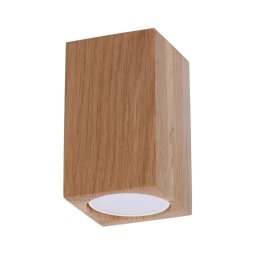 Spot KEKE 1xGU10/40W/230V 10 cm stejar Sollux SL.1040
