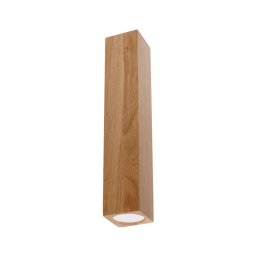 Spot KEKE 1xGU10/40W/230V 30 cm stejar Sollux SL.1041