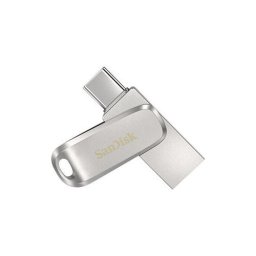 Stick memorie SanDisk Ultra Dual Drive Luxe 64 GB, USB-C, Silver