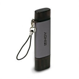 Cititor de carduri USB 3.2 Type C & A la SD/Micro SD, Lindy L43335