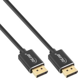 Cablu slim Displayport 8K60Hz/4K120Hz HDR T-T 2m, InLine 17202S