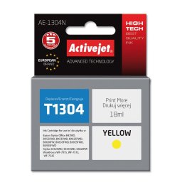 Activejet AE-1304N ink for Epson printer, Epson T1304 replacement; Supreme; 18 ml; yellow