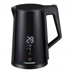 Fierbator Blaupunkt EKD601 electric kettle with display, 1.7 l, 2200 W, black