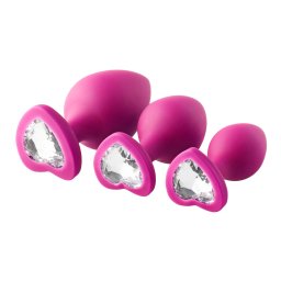 Dream Toys Flirts Anal Training Kit Gem Stone Pink