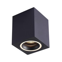 Spot BIMA 1xGU10/25W/230V pătrat negru