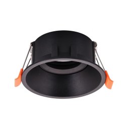 Plafonieră încastrată EYE 1xGU10/25W/230V rotundă neagră