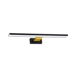 Lumină LED pentru oglindă de baie SHINE, 13,8 W, 230 V, 60 cm, IP44, negru/auriu