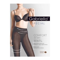 Dres modelator Comfort, Gabriella, 50 den (Culoare: Negru, Marime dres: 5)