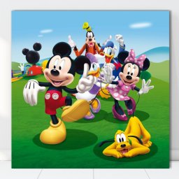 Tablou Canvas Mickey Mouse si Prietenii DEB7 (Optiuni Tablou: 60x60cm)