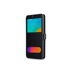 Husa Huawei P9 Lite Window View Book Case Black