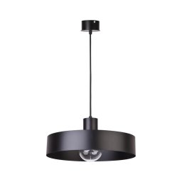 Lustră pe cablu RIF 1xE27/60W/230V d. 35 cm neagră