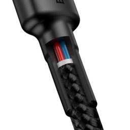 CATKLF-H91 USB type C M - USB 2.0 M; 2m; Negru
