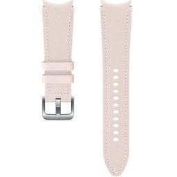 Galaxy Watch 4 / 4 Classic - Bratara Hybrid, cu cusatura (20mm, M/L), piele - Roz