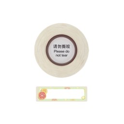 Etichete termice, 12 40 mm, CIP recunoastere automata, model Fructe, pentru organizarea copiilor si activitati educationale, compatibile exclusiv cu imprimanta AIMO D30S, DCP1240-160F