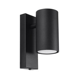 Aplică UTTI 1xGU10/40W/230V neagră Sollux SL.1077