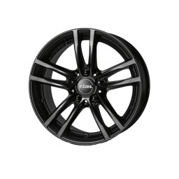 JANTA ALIAJ RIAL X10 Racing-Schwarz 7X17 5X112 ET49