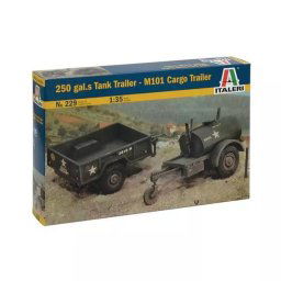 Italeri: Machetă 250 Gal.s tank trailer M101 Cargo - 1:32