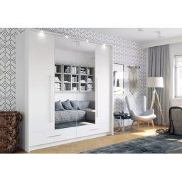 Dressing Felix alb 209 cm/ 221 h/ 67 cm adancime