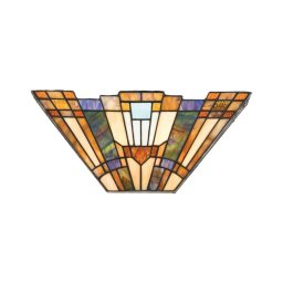 Elstead QZ-INGLENOOK-WU - Aplică de perete Tiffany INGLENOOK, 2xE14/60W/230V