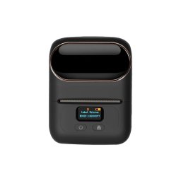Imprimanta termica portabila AIMO M110 Alba Bluetooth pentru etichete in rola cu latime pana la 50 mm, etichete produse, pret si bijuterii
