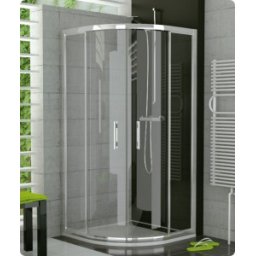 Usi culisante pe semirotund cu 2 parti fixe 100cm Sanswiss gama Top-Line
