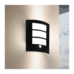 Aplică de exterior cu senzor CITY 1xE27/40W/230V IP44 Eglo 99568