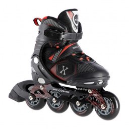 Role Reglabile Nils Extreme NA9080 Negru/Rosu