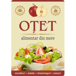 Etichete sticle personalizate, Otet din mere, 100x70 mm, 1000 buc rola
