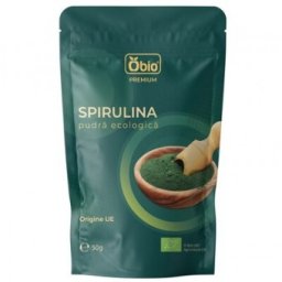 Spirulina pudra raw eco 50g, origine Europa