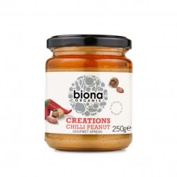 Crema tartinabila cu arahide si chilli eco 250g Biona