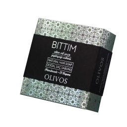 Sampon solid pentru par, Bittim, anti-cadere, anti-matreata, volum si stralucire, Olivos, 125 g