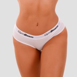 GymBeam Chiloți Briefs 3Pack White L