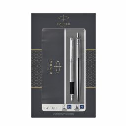 Set cadou Jotter CT stilou cu peniță și pix din oțel inoxidabil