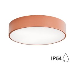 Plafonieră pentru baie CLEO 3xE27/24W/230V 40 cm diametru cupru IP54