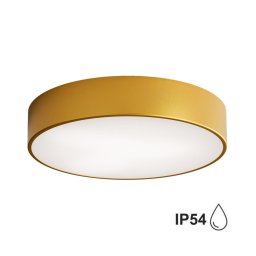 Plafonieră pentru baie CLEO 3xE27/24W/230V d. 40 cm aurie IP54