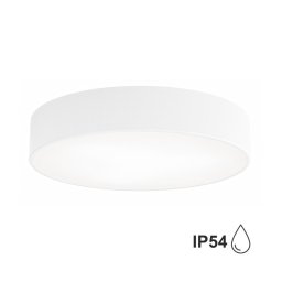 Plafonieră pentru baie CLEO 3xE27/24W/230V d. 40 cm albă IP54