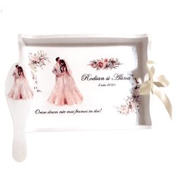 Set personalizat pentru gatit mireasa, In Doi, 2 piese - FEIS204008