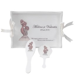 Set personalizat pentru gatit mireasa, Rafinament, 3 piese - FEIS204007