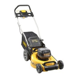 Masina de tuns gazon DeWalt DCMW564P2-QW cu acumulator 18V 2 x 5.0 Ah, motor fara perii, latime de taiere 48 cm, cos colector 55 litri