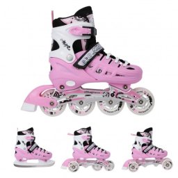 Role Reglabile 4in1 Nils Extreme NH10905-Roz