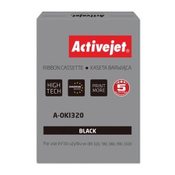 Activejet A-OKI320 printer ribbons for OKI printers; OKI 9002303 replacement; Supreme; black