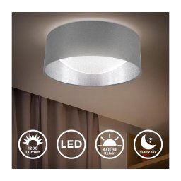 Plafonieră LED/12W/230V B.K. Licht 1308