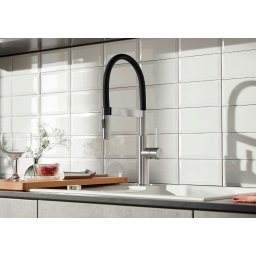 Baterie inox bucatarie Blanco Sonea-s Flexo cu dubla pulverizare
