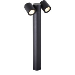 Ministalp exterior Riad 134003 Klausen, 2xGU10, H:55 cm, IP54, aluminiu negru