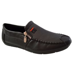Mocasini Barbatesti, Negri, cu fermoar G Corner