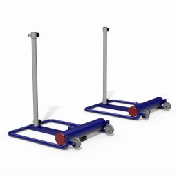 Sistem minitenis, mobil, cu roti de transport