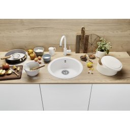 Chiuveta de bucatarie silgranit BLANCO RONDO