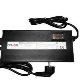 Incarcator lent/rapid cu reglaj de la 2A la 12A, pentru acumulatori li-ion 60V nominal, 67,2V max