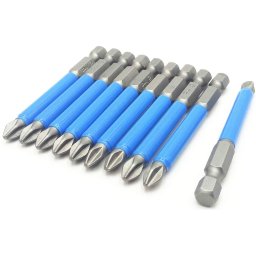 Set 10 Biti LUNGI 70mm magnetici pentru surubelnita